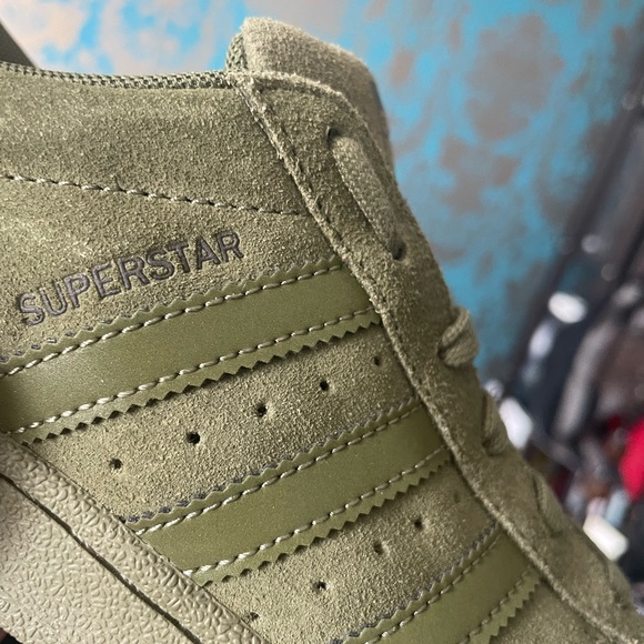 Adidas Superstar - Olive - Brand New - Picture 2 of 6